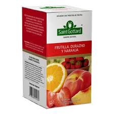 INFUSION FRUTILLA DURAZNO Y NARANJA