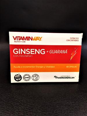 DOBLE GINSENG + GUARANA X 60 CAP VW - VITAMIN WAY