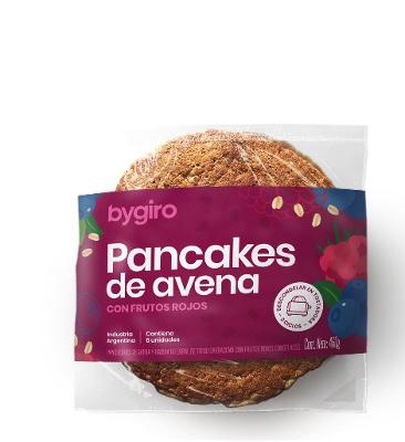 PANQUEQUE DE AVENA FRUTOS ROJOS - BYGIRO