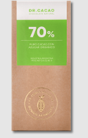 CHOCOLATE DR CACAO 70% CON AZUCAR ORGANICO